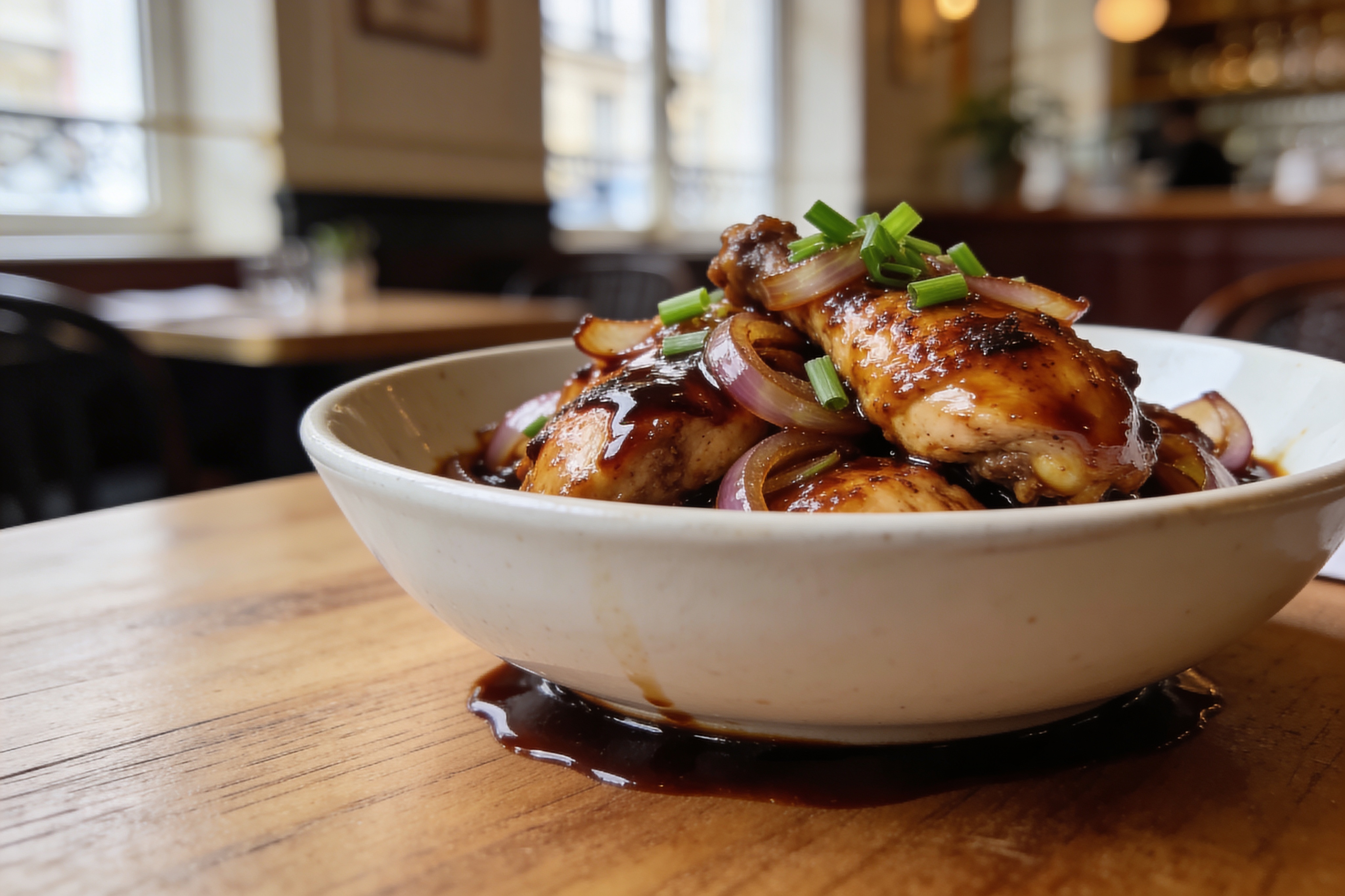 Poulet Sauté à l'Oignon et Sauce Soja - Recette Le Chef Lab